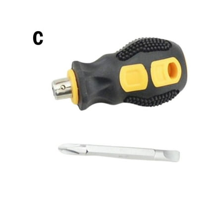 

Mini Screwdriver Small Hand Tool Slotted Cross Screwdriver Double-Use Telescopic
