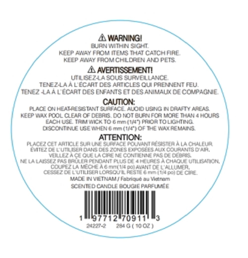 Hallmark Brand 10oz Snowman Snow Globe Candle