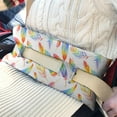 thumbnail image 3 of Floral Post Surgery Seatbelt Pillow - Mastectomy Car Cushion, Rustic Style, Secure Fit, 3 of 7