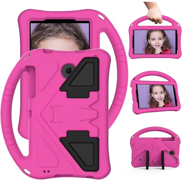 Funda para Samsung Galaxy Tab A 7.0 Sm-t280/t285/tab4/tab3 7.0 Sm-t230/t231/t210/p3200, soporte de mango ligero, duradero y apto para niños, a prueba de golpes