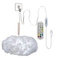 thumbnail image 1 of Lámpara de Noche 3D Cloud RGB Compacta con Forma de Nube Tormentosa y Música Rítmica, Ideal para Uso en Interiores, Dormitorios o Juegos., 1 of 5