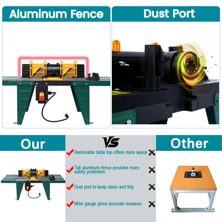 Electric Router Table Woodworking Electric Benchtop Router Table ...