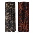 thumbnail image 1 of 2 Rolls Spider Web Printing Tulle Ribbon Chic Halloween Tulle Delicate Ribbon, 1 of 8