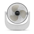 thumbnail image 2 of Ventilador personal de escritorio, 3 velocidades y rotación vertical de 360 degree, mini ventilador pequeño, silencioso Blanco, 2 of 3