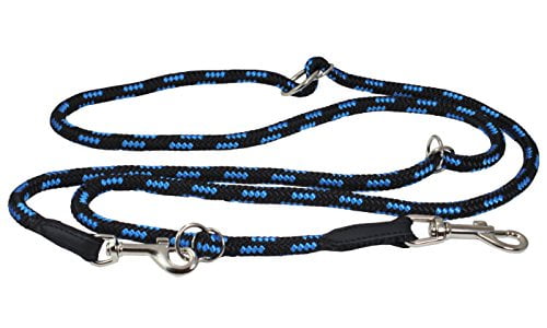 G.C Multifuctional Rope Dog Leash 6FT Adjustable Durable Cotton Braided Double Dog Leash Heavy Duty Pet Training Slip Lead for Small Medium Large Dogs