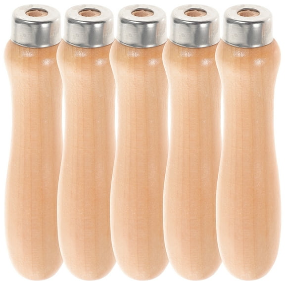 unbranded  5 Pcs Interchangeable Crochet Hooks File Handle Ergonomic Grip