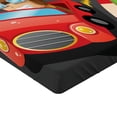 thumbnail image 2 of Ambesonne Sports Fitted Sheet, Auto Racing Boys, California King, Multicolor, 2 of 3