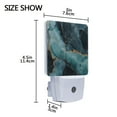thumbnail image 4 of Yayeee LED Night Light for The Home Plug in With Light Sensors 2 Pack, Black Marble, 4 of 6