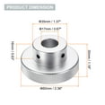 thumbnail image 2 of Uxcell Aluminum Alloy Handwheel 60mm OD 17mm Bore Machine Tool Hand Wheel for Milling Machine Lathe, Silver Tone, 2 of 6