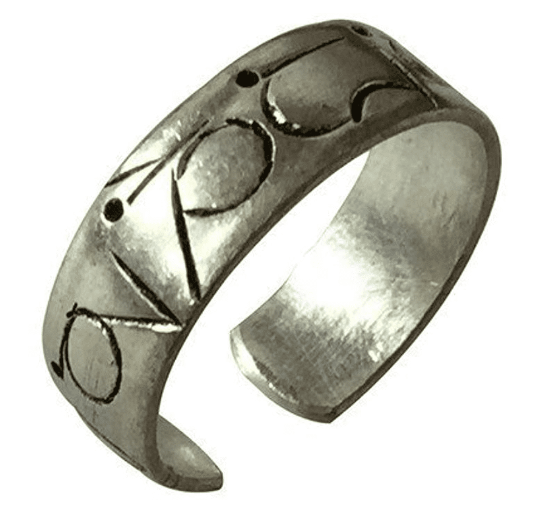 plaats auteur Kruis aan Tibetan Om Mani Padme Hum Healing Ring (Silver Plated) - Walmart.com