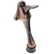 thumbnail image 2 of Adjustable Door Stopper Foot Operated Zinc Alloy Light Brown for Home Use 7.5 Inch, 2 of 2