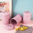 thumbnail image 3 of DOLITY Metal Kitchen Canister Set coffee and tea Sugar Storage Jars Containers for A Pink, 3 of 9