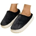 thumbnail image 3 of Gaexia Womens Slippers Memory Foam,Cozy Lined Slippers for and Indoor Outdoor Winter Warm Soft Comfortable On Shoes,Outdoor Slippers, 3 of 7