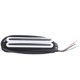 thumbnail image 2 of Pastilla Humbucker de doble carril caliente 11K, imán cerámico ABS, accesorios para guitarra eléctrica, carril blanco y negro, 2 of 14