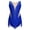 Royal Blue, variant on Kids Girls Latin Tango Rumba Dance Dress Shiny Rhinestone Fringed Leotard Figure Ice Skating Black 12