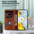 thumbnail image 5 of PU Leather Wallet Case with Card Holder & Kickstand for iPhone 14 Plus, 11/12/13/14 Pro Max, iPhone 6 7 8, Shockproof Protective Flip Folio Phone Cover, 5 of 11