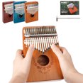 thumbnail image 2 of Piano à Pouce Kalimba en Acajou 17 Touches Style Guirlande, 2 of 8