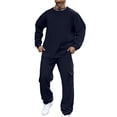 thumbnail image 2 of Sweat Suit for Men 2 Piece Set Work Out Casual Long Sleeve Pullover With Sweatpants Jogging Suits for Men Outfits, 2 of 8