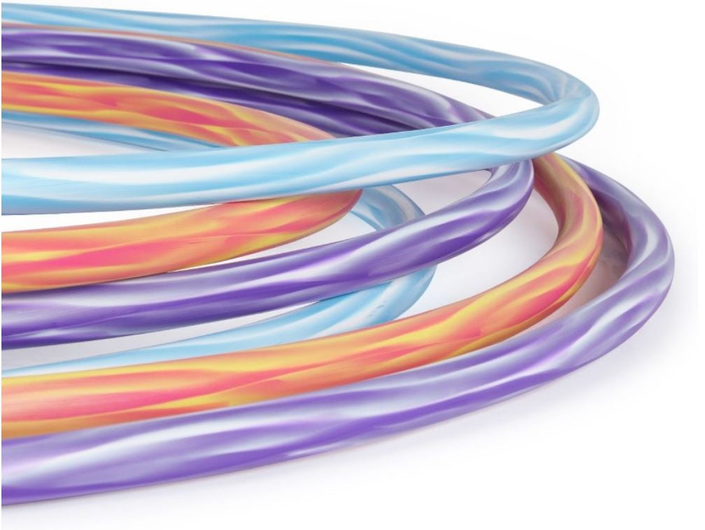 Kess Tie-Dye Sport Hula Hoop  1 Pack, for Kids Ages 6 and Up