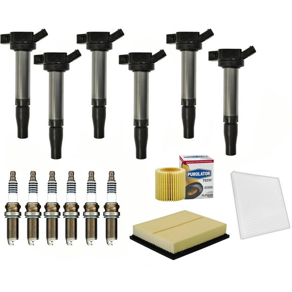 6 Direct Ignition Coil Spark Plugs Filters For 2017-2021 Toyota Tacoma 3.5L