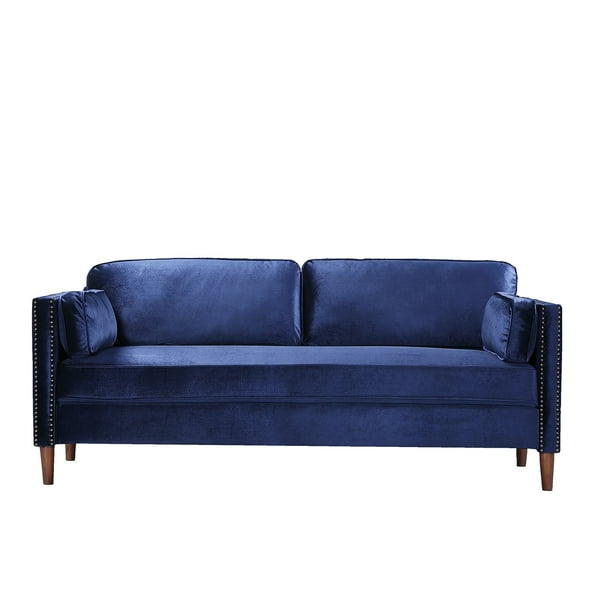 2p 3p Living Room Blue Sofa Walmart Com Walmart Com