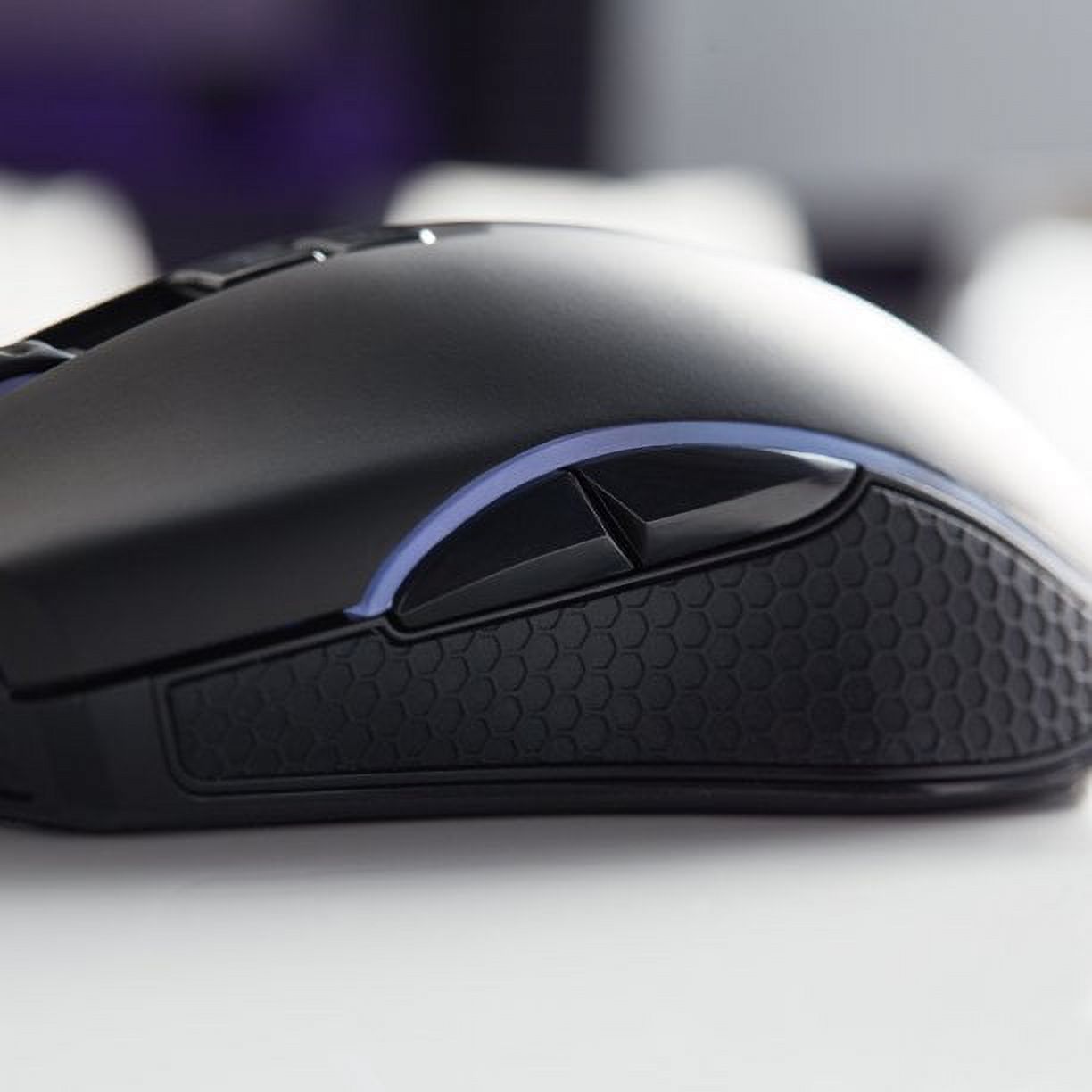 onn Wired USB Gaming Mouse with Adjustable DPI, Backlit, 7 Buttons Black