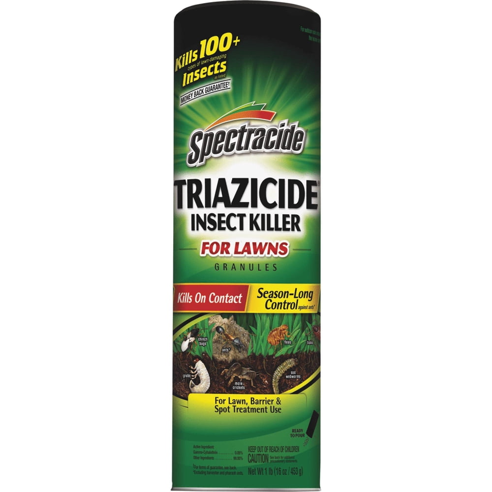 Spectracide Triazicide Insect Killer Granules for Lawns, 1 Pound