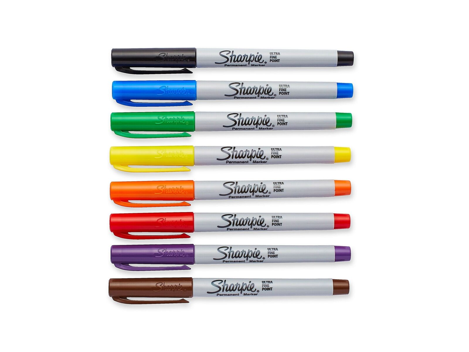 Sharpie Permanent Markers Ultra Fine Point Assorted 8/Pack (37600PP