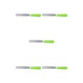 thumbnail image 1 of ZheElen Spatula Tool Sandwich Handheld Butter Spreader Cream Scraper Restsurant Green Handle 5Set, 1 of 6