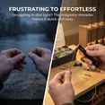 thumbnail image 2 of Fly Roost 2.0 Magnetic Rigging Tool – Fly Fishing Magnetic Threader for Tippet & Small Hooks, Easy & Precise Fly Line Threading, Ldeal for Low Light & Poor Eyesight, Works with Most Lines (6–24), 2pc, 2 of 6