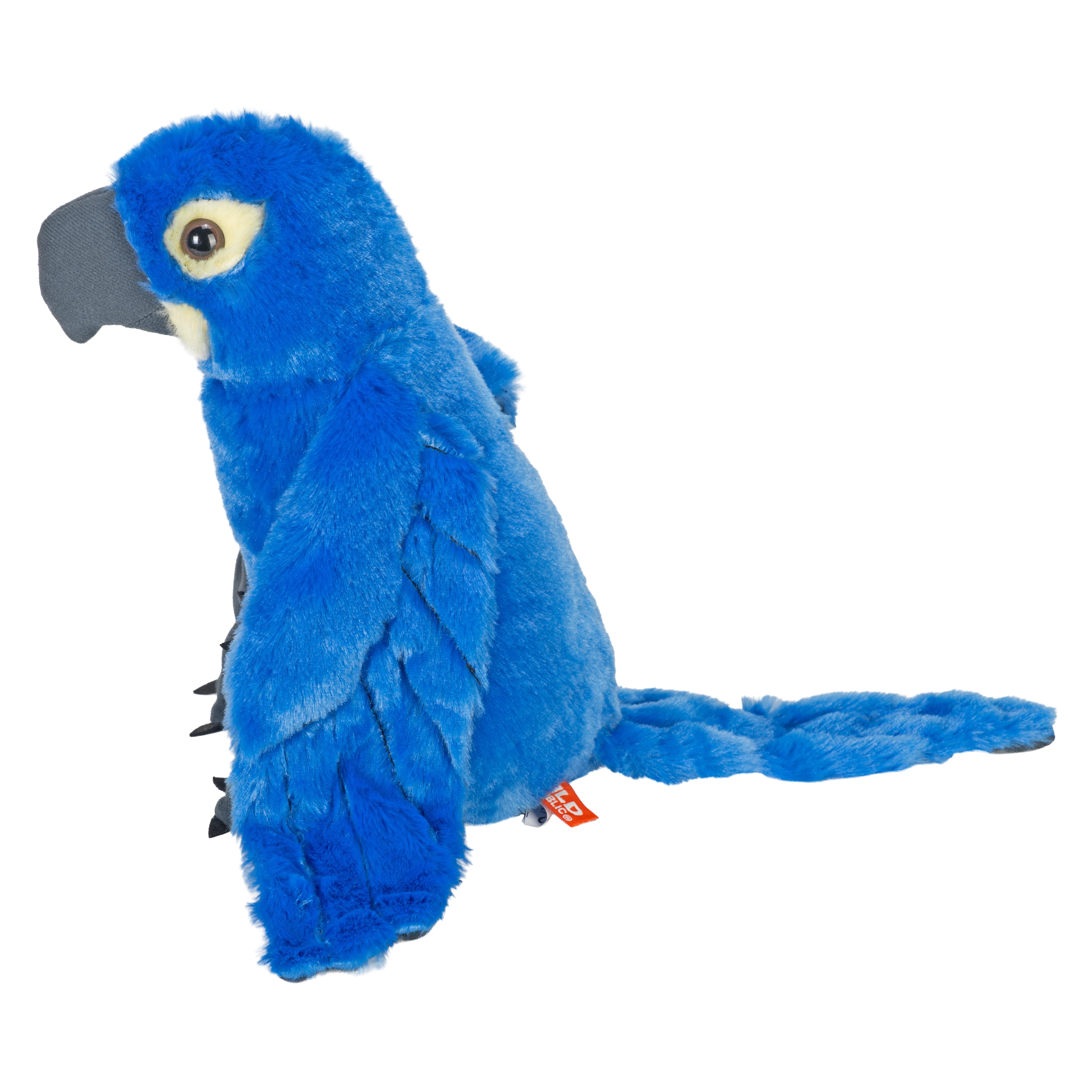 Wild Republic Hyacinth Macaw Plush, Stuffed Animal, Plush Toy, Gifts for Kids, Cuddlekins 12 Inches