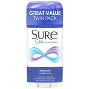 Sure Invisible Solid Deodorant - Regular Scent Twin-Pack, 5.2 oz.