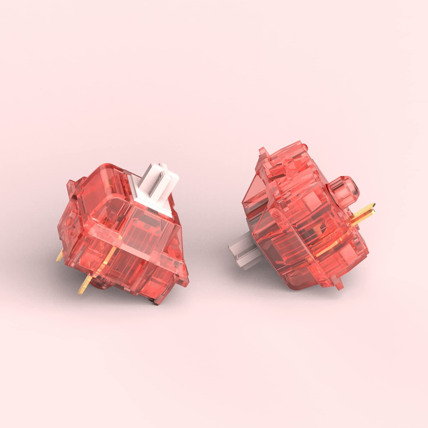 Ajazz Diced Fruit Peach Switch, Pre-Lubed Linear Switches for