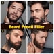 thumbnail image 5 of Relleno de lápiz para barba JM con cepillo impermeable negro, 5 of 7