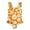 Orange-J, variant on Girls Swimsuits Size 14-16 One Piece Bikini Cute Pattern Print Bathing Suit Adjustable Strap Tankini Set Swim Tank Top Ruffle Skirted Swimwear