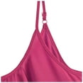 thumbnail image 3 of Leutsin Camisole Décontractée Plissée pour Femme, Petite, Grande Taille, Col Rond, Haut Blouse, 3 of 5