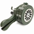 thumbnail image 4 of Crank Horn Portable Siren 110dB Hand Operated Metal Alarm Air Raid Emergency Security Alarm, 4 of 5