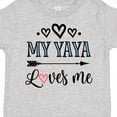 thumbnail image 4 of Inktastic My Yaya Loves Me Grandchild Girls Toddler T-Shirt, 4 of 5