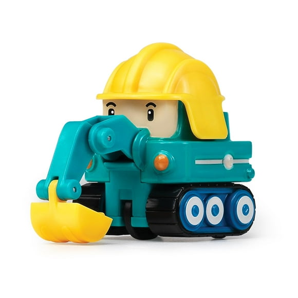 Camión excavador de metal fundido Toy Cars Robocar Poli Poke
