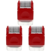 TINKSKY Stamp Roller Identity Protection Id Stamp Roller Confidentialstamps Name Address Stamper Police Thefts
