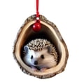 thumbnail image 6 of Animal Christmas Ornaments 2025 Forest Animals Little Animals Acrylic Hanging Decoration Gift for Animal Lovers 5PCS Woodland Christmas Decor, Personalized Ornaments for Christmas Tree, 6 of 9