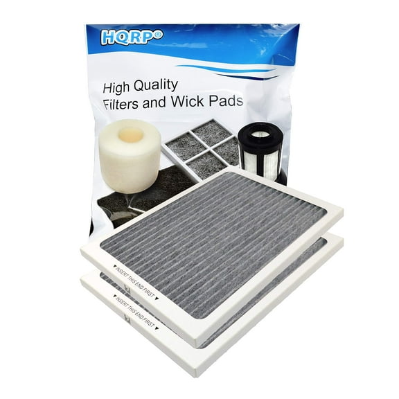 HQRP 2-pack Air Filter for Electrolux EW23BC70I EW23BC71I EW23CS65G EW23CS70I EW23SS65H series Refrigerators