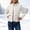 White, variant on Gamivast Quilted Jacket for Girls-Full Zip Stand Collar Puffer Coat with Pocket Long Sleeves Lightweight Warm Casual Outerwear