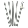 thumbnail image 4 of 1 Set of Stainless Steel Flag Pole Kit Detachable Flagpole for Porch Yard, 4 of 7