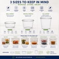 thumbnail image 6 of Vezee 32oz Lightweight Plastic Deli Containers with Lids Disposable, Leakproof, BPA-Free Cups 50CT, 6 of 7