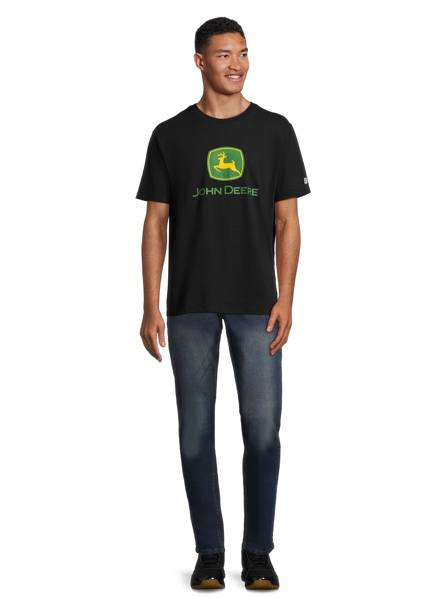 John Deere Men's Short Sleeve Logo Graphic Tee