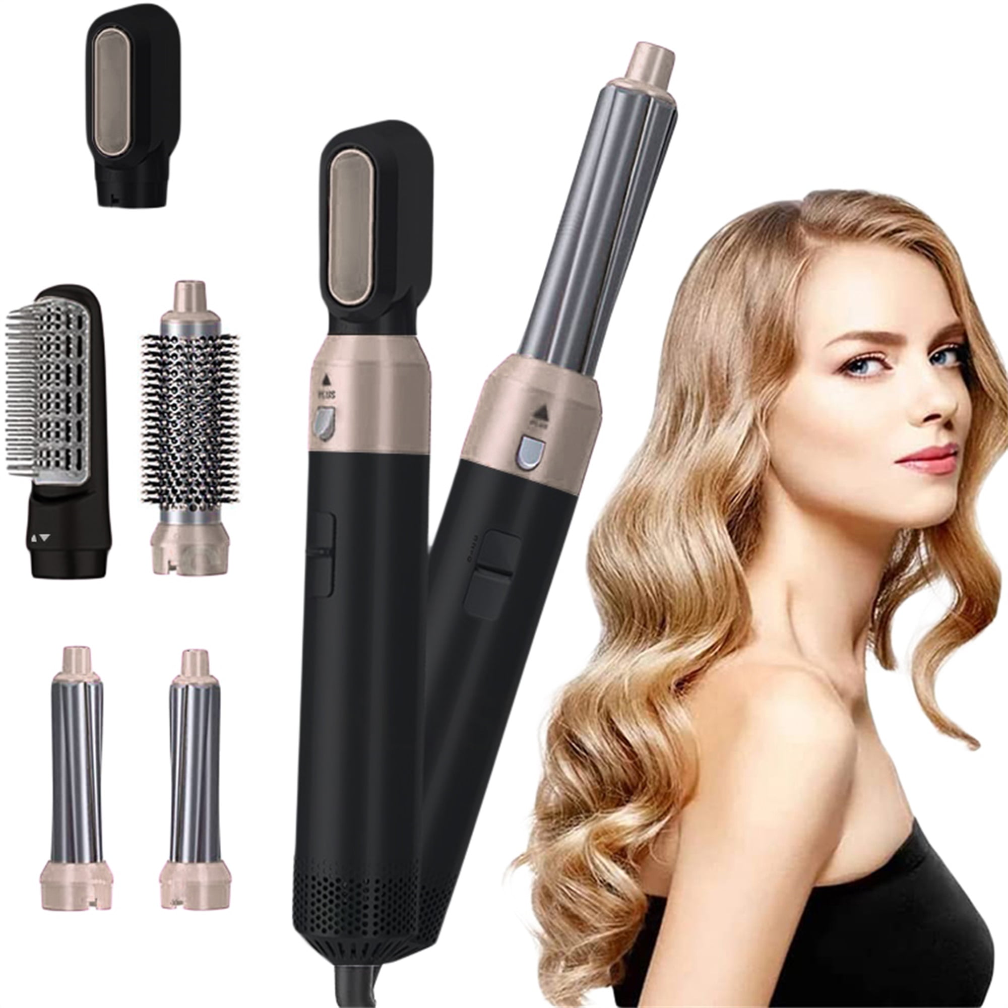 Buy 5 in 1 Hair Dryer Blower Brush Hairdryer Hair Curler Curling Iron  Detachable Hair Airwrap Styler Electric Hair Comb Rotating Hot Air Brush  for All Hairstyle Online at Lowest Price in