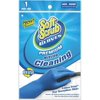 Big Time Products 12113-26 Nitrile Gloves, Latex-Free, Blue With Flocked Cotton Lining, Large, Pr.