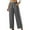 #02 Black, variant on Gyexs Wide Leg Pants Woman High Waist Yoga Pants Baggy Cotton Joggers with Pockets, #02 Black, Size XXL