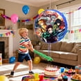 thumbnail image 4 of Demon Slayer Piñata,4Pcs Demon Slayer Piñata with Stick & Blindfold and Confetti, Demon Slayer Decorations Pinata for Demon Slayer Party Decorations for Kids Party, 4 of 7